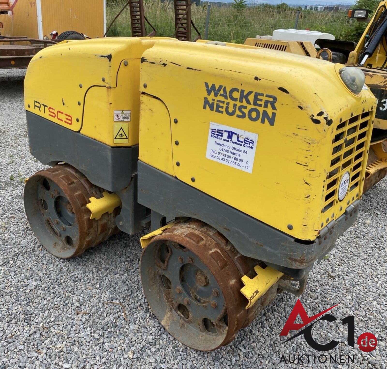Grabenwalze/ Vibrationswalze WACKER NEUSON RTSC3